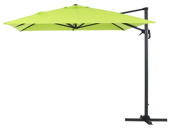 Parasol jardin déporté Alu "Sun 4" - Rectangle - 3 x 4 m - Vert