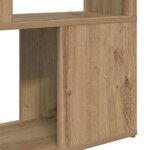 vidaXL Centre de divertissement Marron 60 x 24 x 124 cm