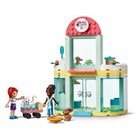 LEGO 41695 Friends La Clinique Vétérinaire, Jouet pour Enfants +4 A