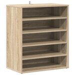 vidaXL Armoire à chaussures Chêne sonoma 60x35x70 cm Bois d’ingénierie