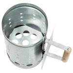 Tectake cheminée d'allumage charbon - argent