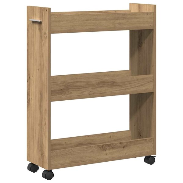 vidaXL Armoire chêne artisanal 60 x 22 x 79 cm Bois d'ingénierie
