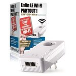 DEVOLO CPL Wi-Fi 1200 Mbit/s, 2 ports Gigabit Ethernet, Prise Intégrée Modele 9384 dLAN 1200+ Wifi ac