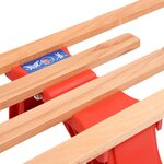 vidaXL Traîneau pliable avec dossier 119 cm Bois