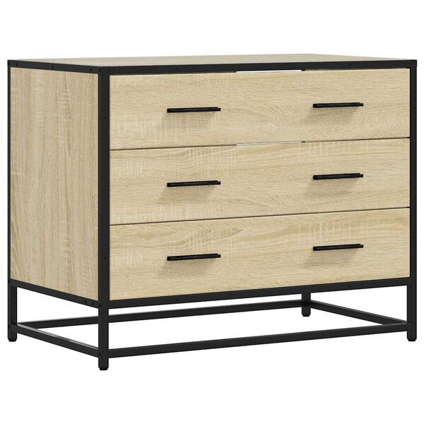 vidaXL Commode chêne sonoma 70x41x56 cm bois d'ingénierie