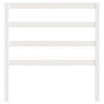vidaXL Tête de lit Blanc 95x4x100 cm Bois massif de pin