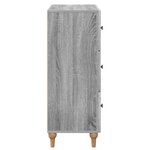 vidaXL Armoire à tiroirs Sonoma gris 66 x 34 5 x 90 cm