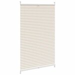vidaXL Store plissé 80x125 cm Crème