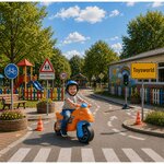 Dolu 2315 - Hot Wheels Draisienne Moto pour enfant
