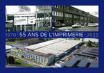 Carte postale prétimbrée - 55 ans de l'Imprimerie - International