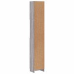 vidaXL Armoire de bain Sonoma gris 32x25 5x190 cm Bois d'ingénierie