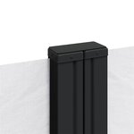 vidaXL Auvent latéral rétractable blanc 120x1200 cm