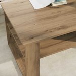 vidaXL Table basse Chêne artisanal 96 x 54 x 44 cm Bois d'ingénierie