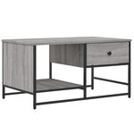 vidaXL Table basse sonoma gris 85 5x51x45 cm bois d'ingénierie