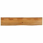 vidaXL Dessus de table à bord vivant 160x30x3 8cm bois massif manguier