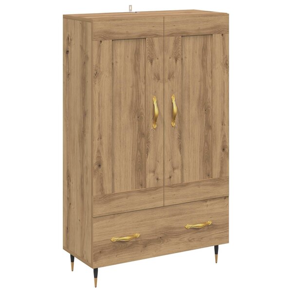 vidaXL Haut Armoire avec tiroir Chêne artisanal 69 5 x 31 x 115 cm