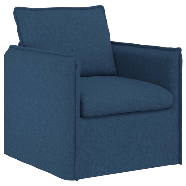 vidaXL Canapé Bleu 75 x 82 x 85 cm tissu