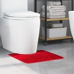 Tapis de bain U-Shaped Rouge 50x50 cm Polypropylène Antidérapant