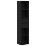 vidaXL Bibliothèque Chêne noir 36 x 30 x 171 cm Bois d'ingénierie