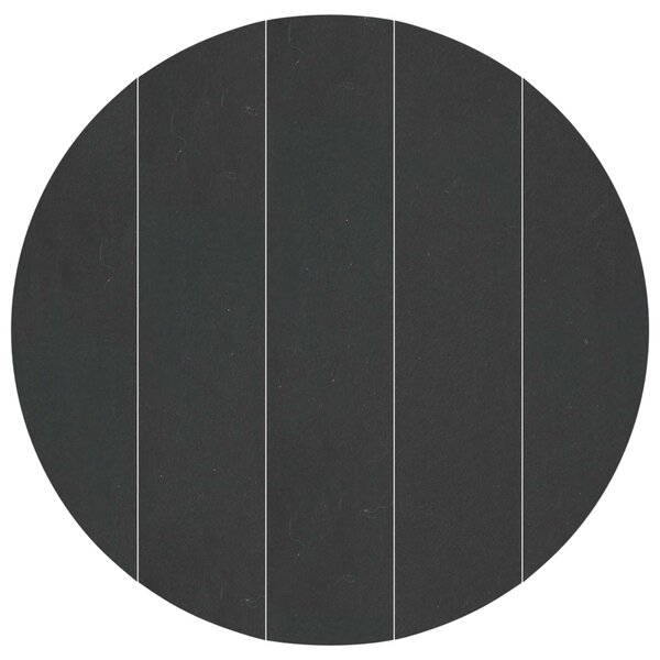 vidaXL Tapis de piscine Noir Ø 610 cm Tissu non tissé