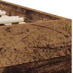 vidaXL Cadre de lit Bois ancien 75 x 190 cm Bois d'ingénierie