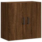 vidaXL Armoire murale chêne marron 60x31x60 cm bois d'ingénierie