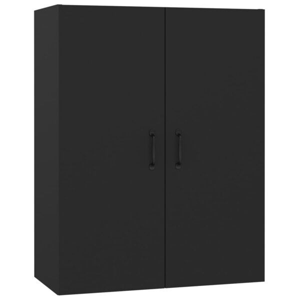 vidaXL Armoire suspendue Noir 69 5x34x90 cm Bois d'ingénierie