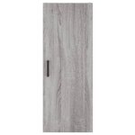 vidaXL Armoire murale sonoma gris 34 5x34x90 cm