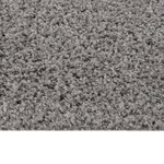 Vidaxl tapis shaggy à poils longs gris 140x200 cm