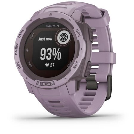 GARMIN Montre connectée Instinct Solar, Orchidée