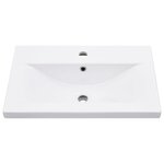 vidaXL Ensemble de meubles de salle de bain 5 Pièces chêne sonoma