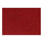 Papier thermocollant rouge pailleté - 14 8 x 21 cm