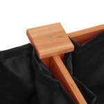 vidaXL Jardinière avec doublure marron 161x45x76 cm bois massif sapin