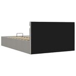 vidaXL Cadre de lit à rangement hydraulique sans matelas 120x200 cm