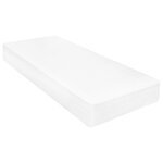 vidaXL Lit de repos avec matelas 90x200 cm Bois de pin massif