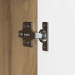 vidaXL Meuble TV 102 x 34 5 x 47 cm Chêne artisanal Bois d'ingénierie