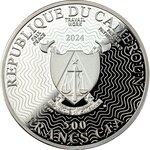 Pièce de monnaie en Argent 500 Francs g 17.50 Millésime 2024 Galaxies SOMBRERO