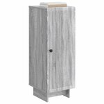vidaXL Buffet Sonoma gris 33 x 34 5 x 90 cm Bois d'ingénierie