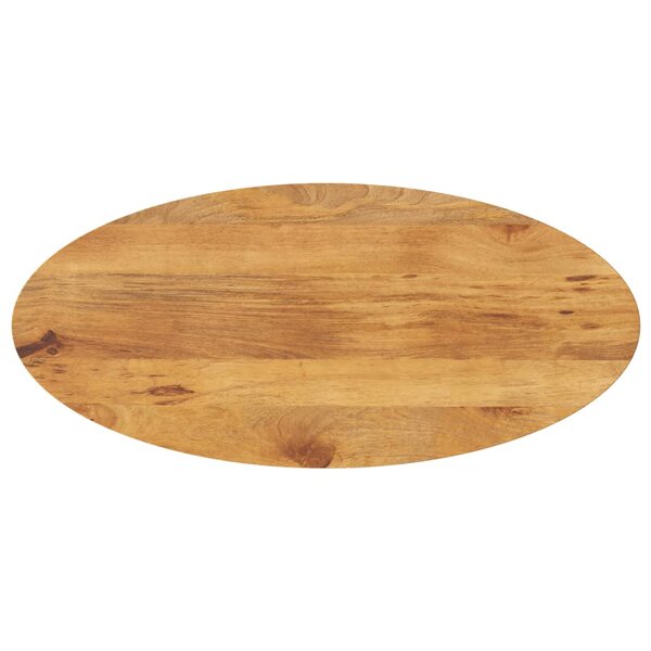 vidaXL Dessus de table 110x40x2 5 cm ovale bois massif de manguier