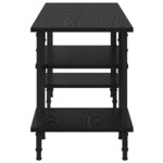 vidaXL Meuble TV Chêne noir 102 x 35 x 45 5 cm