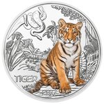 Pièce de monnaie 3 euro Autriche 2017 – Tigre