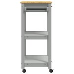 vidaXL Chariot de cuisine MONZA 60x40x88 5 cm bois massif de pin