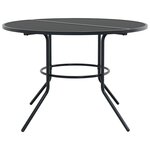 vidaXL Ensemble de chaises de jardin inclinables 7 Pièces anthracite