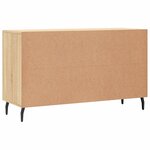 vidaXL Buffet chêne sonoma 100x36x60 cm bois d'ingénierie