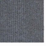 vidaXL Tapis Couloir Gris clair 80 x 150 cm tissu