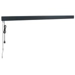 vidaXL Auvent rétractable crème 4 5x3 m tissu et aluminium