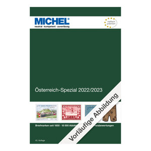 Catalogue de cotation Michel timbres d'Autriche spécialisé 2023.