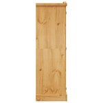 vidaXL Garde-robe avec 3 portes Gamme Corona pin mexicain