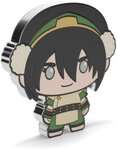 Pièce de monnaie en Argent 2 Dollars g 31.1 (1 oz) Millésime 2025 Avatar The Last Airbender Chibi TOPH