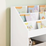 vidaXL Bibliothèque pour enfants Blanc 72 5 x 29 5 x 69 cm